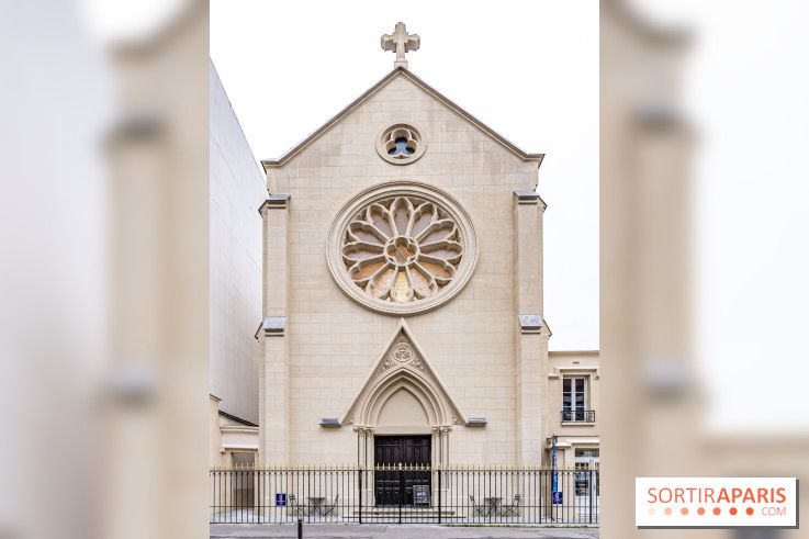 Climbing District Sèvres-Lecourbe, la salle d'escalade dans l'ancienne église Sainte-Rita dans le 15e -  A7C2048