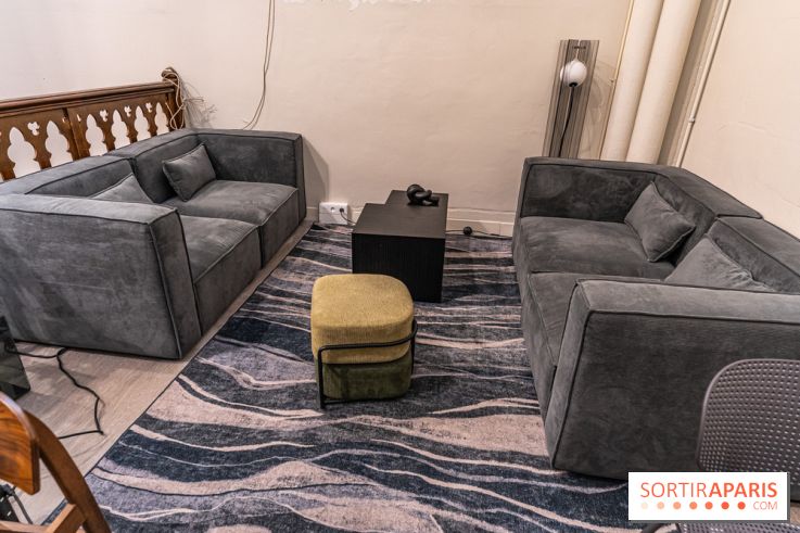 Climbing District Sèvres-Lecourbe, la salle d'escalade dans l'ancienne église Sainte-Rita dans le 15e -  A7C2060