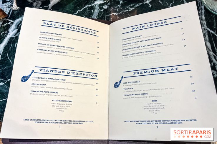 Le Bistro des Livres, le restaurant français pour les amoureux des bouquins - carte - menu