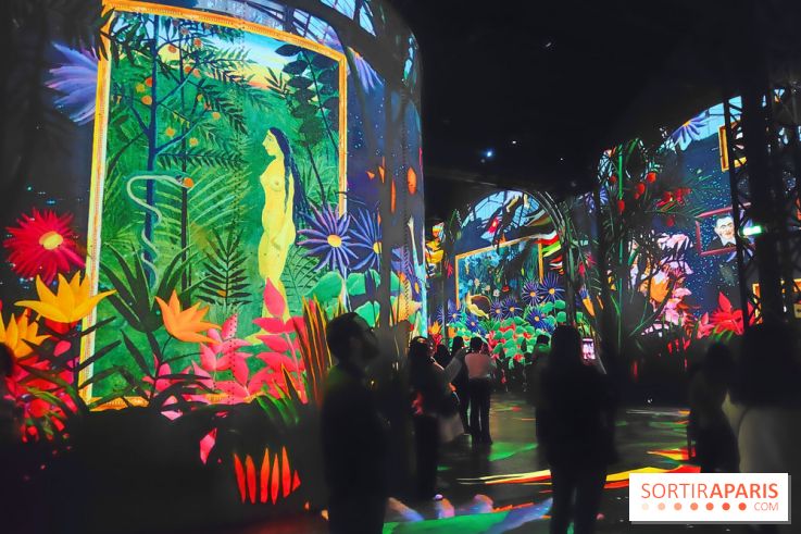 Le Douanier Rousseau, au pays des rêves : l'exposition immersive de l'Atelier des Lumières - photos - fotor 1739448458238