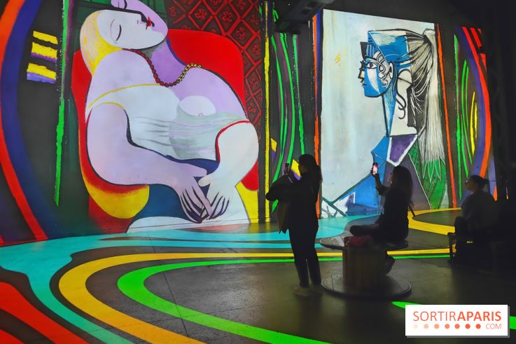 Picasso à l'Atelier des Lumières - Le Rêve, 1932, © Succession Picasso 2024