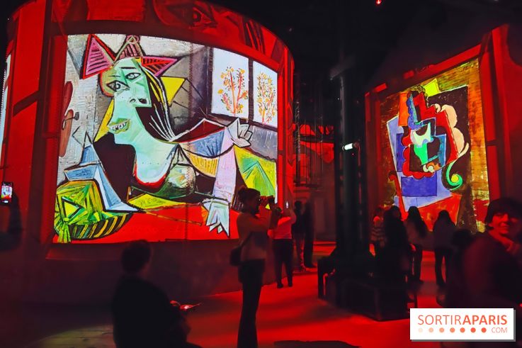 Picasso à l'Atelier des Lumières - Femme allongée sur un canapé, 1939, © Succession Picasso/DACS, London 2025 / Bridgeman Images