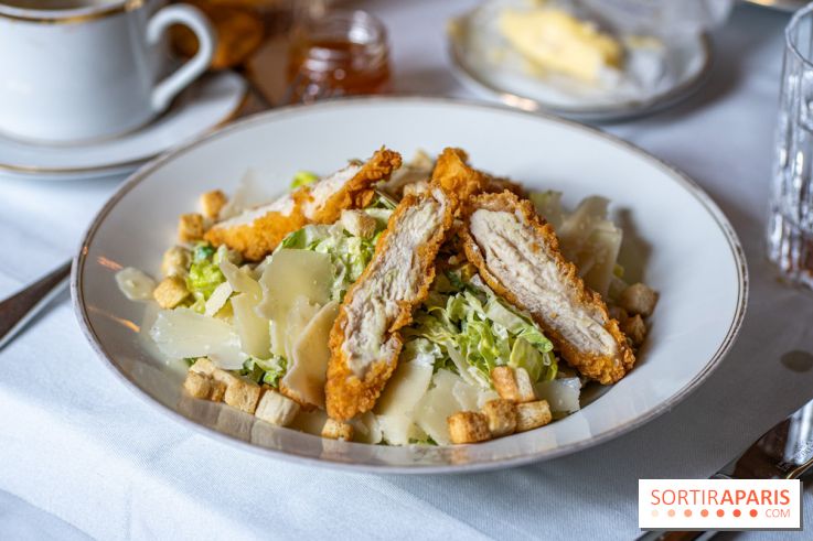 Le brunch confidentiel de l'Hotel Particulier de Montmartre -  salade ceasar