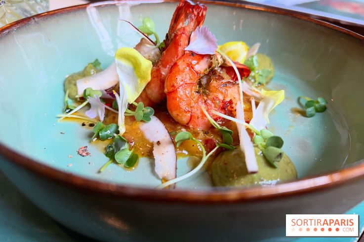 Jamrock - Crevettes, salsa mangue