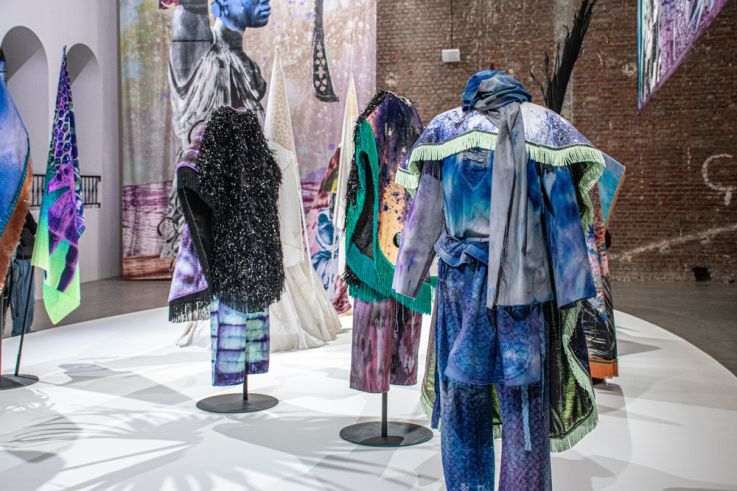 Raphaël Barontini : l'artiste au cœur d'une expo mode au Palais de Tokyo - DSC 2344