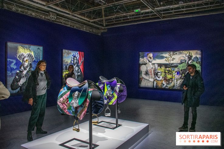 Raphaël Barontini : l'artiste au cœur d'une expo mode au Palais de Tokyo - DSC 2354