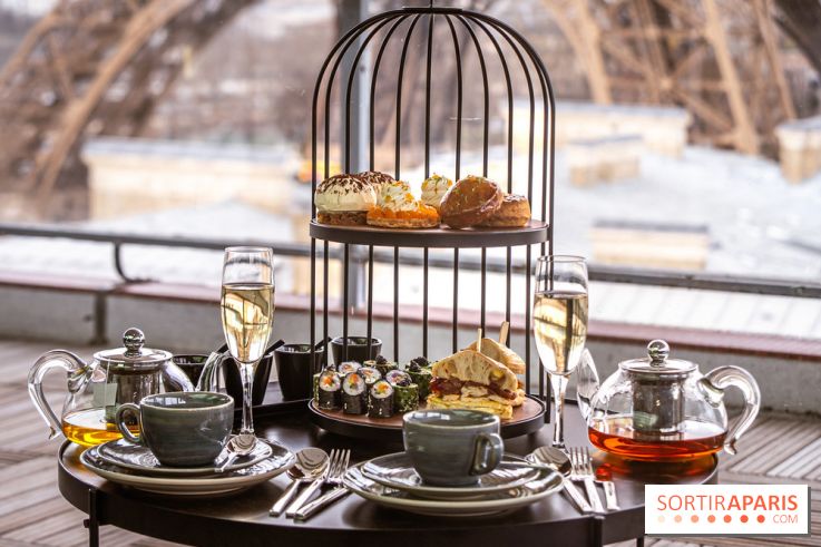 Le tea time éphémère face à la Tour Eiffel au Pullman