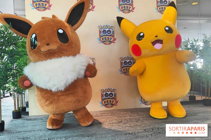 Pokémon Go Fest Paris 2025 - Pikachu et Evoli