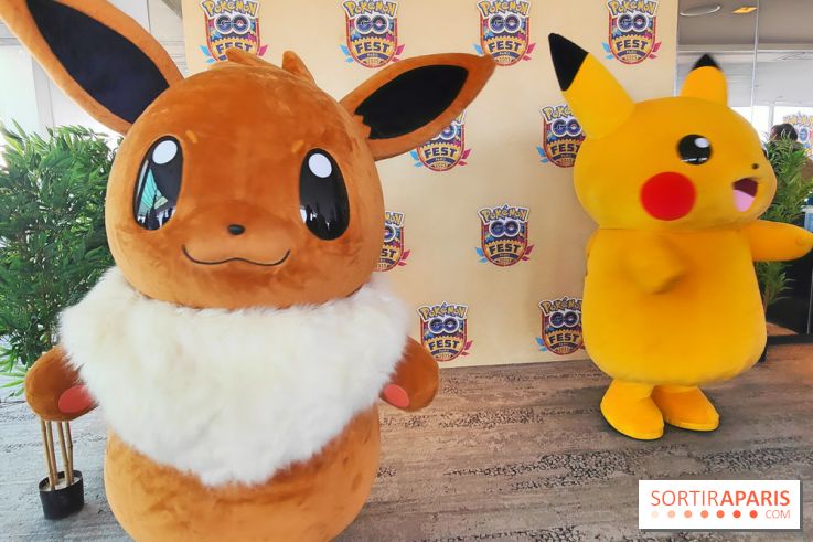 Pokémon Go Fest Paris 2025 - Pikachu et Evoli