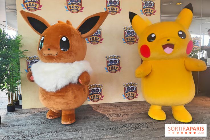 Pokémon Go Fest Paris 2025 - Pikachu et Evoli