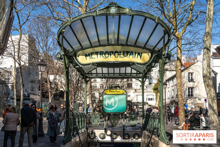 Station Abbesses - métro parisien