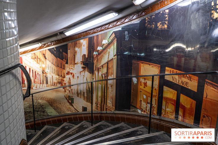 Station Abbesses - métro parisien - A7C02736