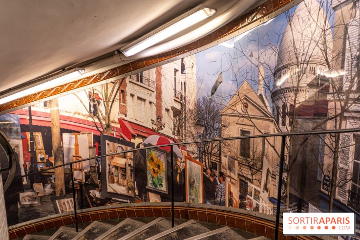 Station Abbesses - métro parisien - A7C02732