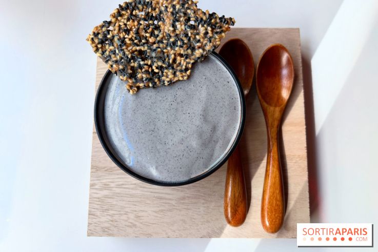 Kuma - Panna cotta sésame noir