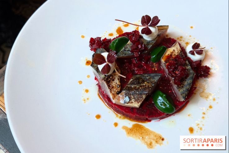 Colvert - Maquereaux à la flamme, betterave