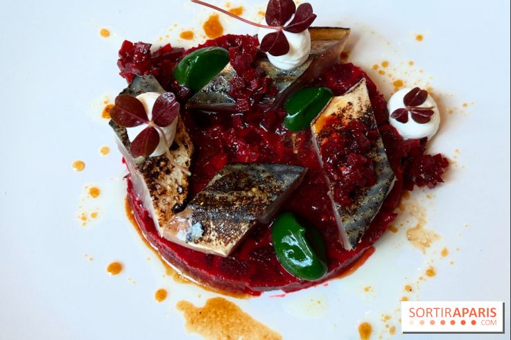 Colvert - Maquereaux à la flamme, betterave