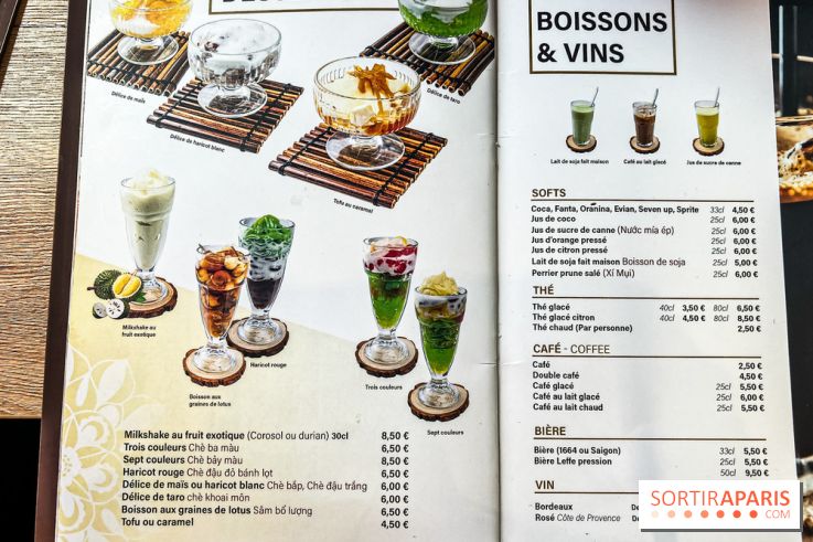 Ngoc Xuyen Saigon, le restaurant vietnamien du 13e aux bons pho et soupes de nouilles - menu 