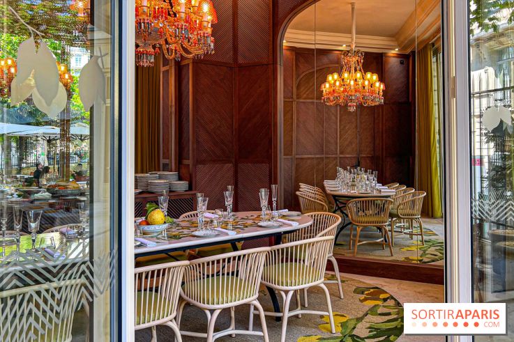 Le Jardin, le restaurant-terrasse de Ducasse Baccarat