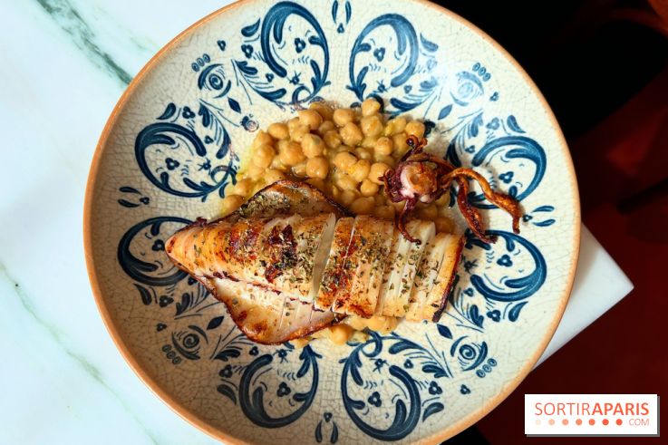 Ypseli - Calamars et pois chiches
