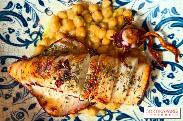 Ypseli - Calamars et pois chiches