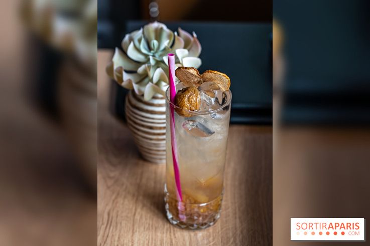 Buja restaurant végétarien thaï et Viet Paris 13e - photos - boisson prune 