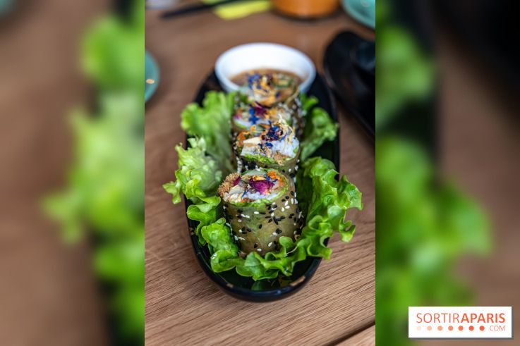 Buja restaurant végétarien thaï et Viet Paris 13e - photos - rouleau de printemps