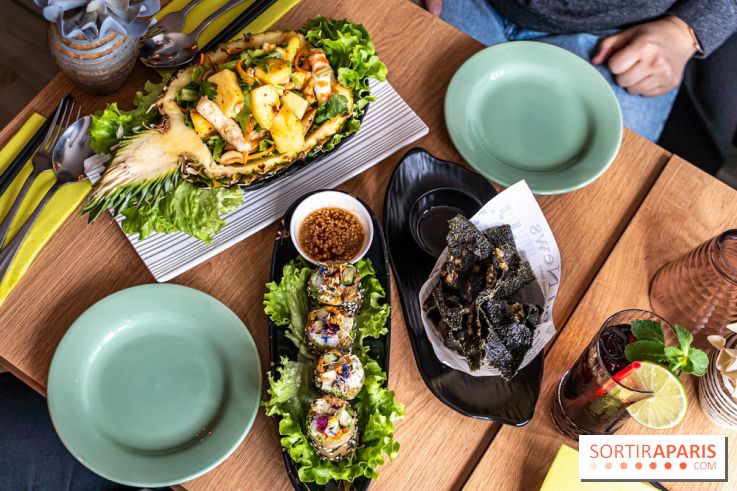 Buja restaurant végétarien thaï et Viet Paris 13e - photos - entrées