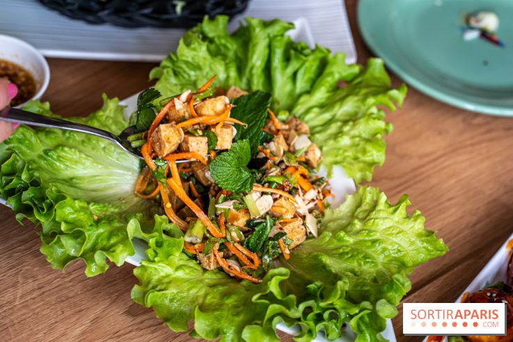Buja restaurant végétarien thaï et Viet Paris 13e - photos - larb tofu