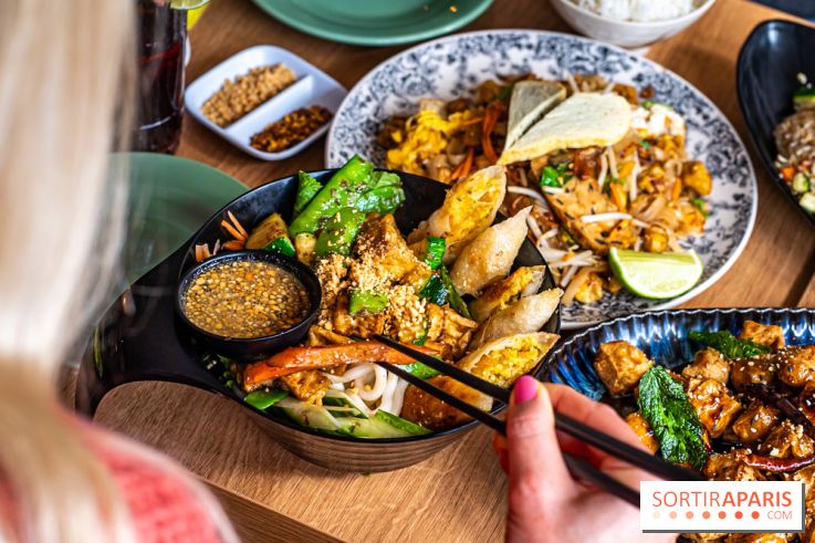 Buja restaurant végétarien thaï et Viet Paris 13e - photos - bo bun coco