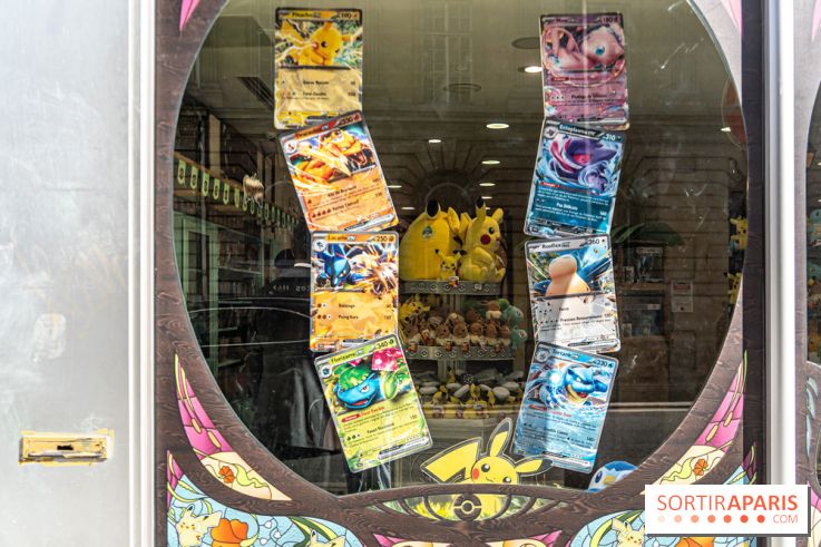 Premiere boutique Pokémon de Paris en photo