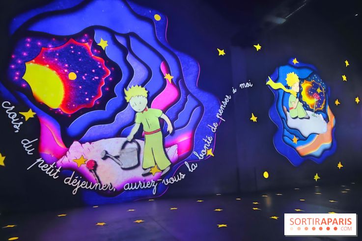 Le Petit Prince, l'odyssée immersive : un voyage poétique et coloré à vivre à l'Atelier des Lumières - fotor 1744364081007