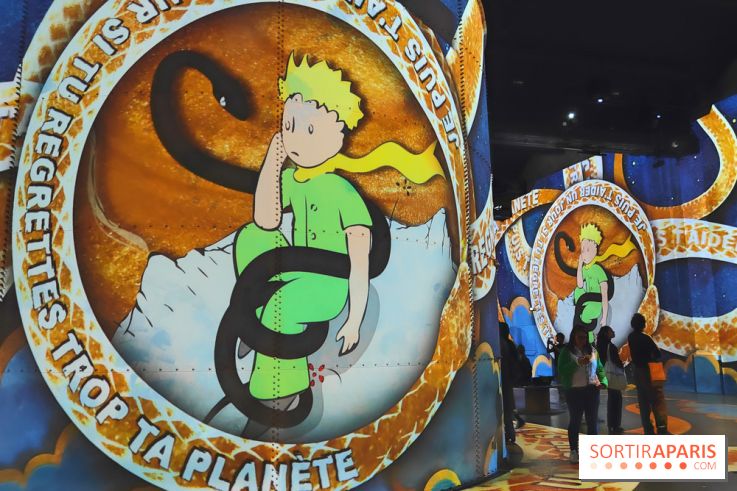 Le Petit Prince, l'odyssée immersive : un voyage poétique et coloré à vivre à l'Atelier des Lumières - fotor 1744364255494