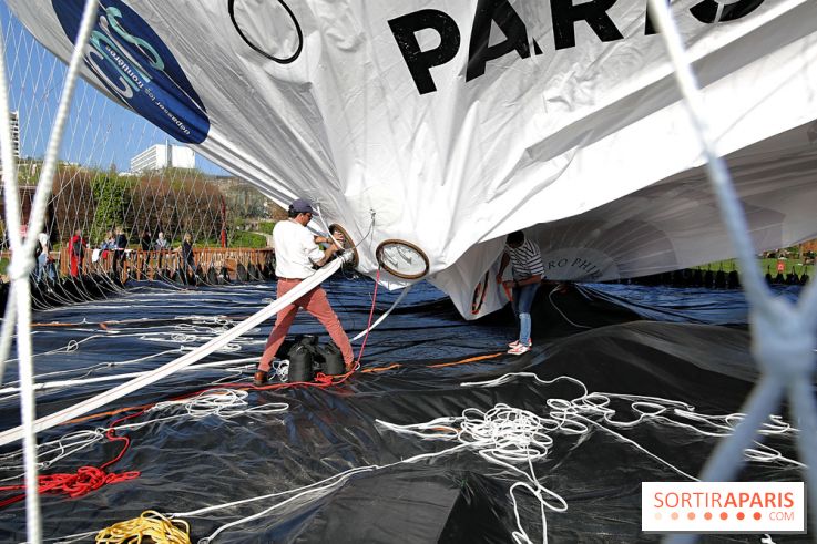 Ballon de Paris au parc André-Citroën : nos photos du gonflement - Ballon de Paris Generali 5
