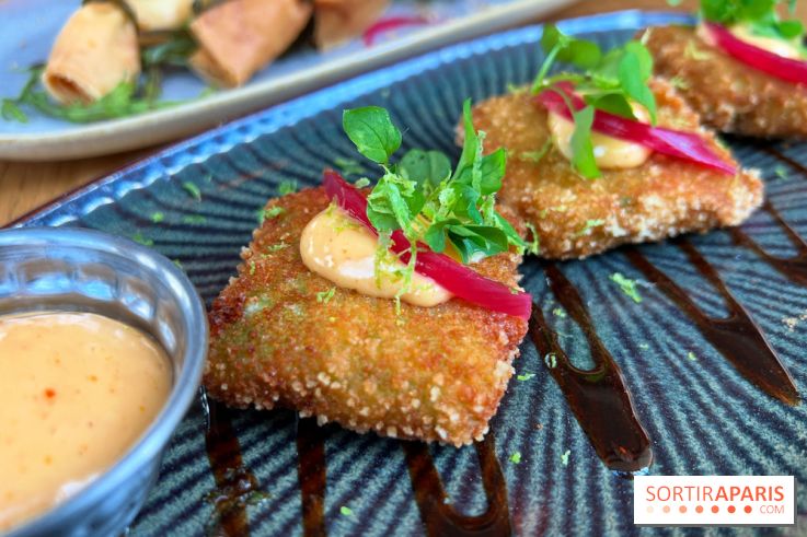 Amanie - Arancini petits pois et menthe