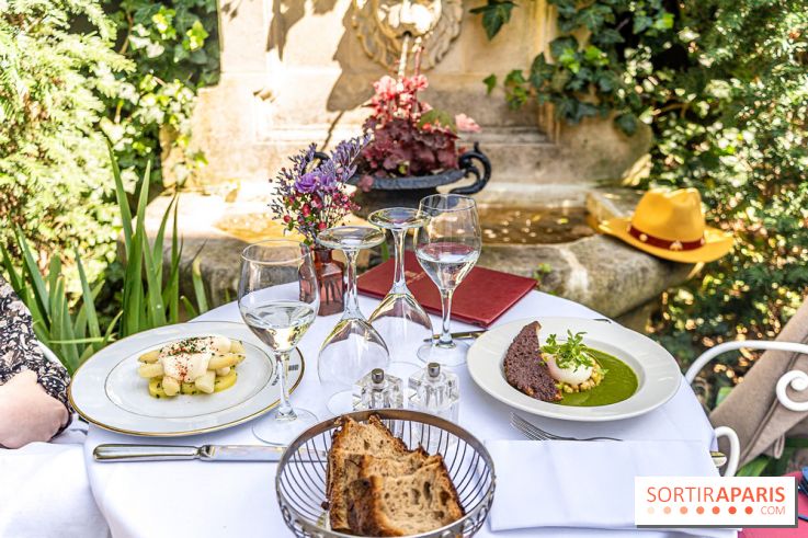 Terrasse de l'Hôtel Particulier, le jardin verdoyant au cœur de Montmartre - photo