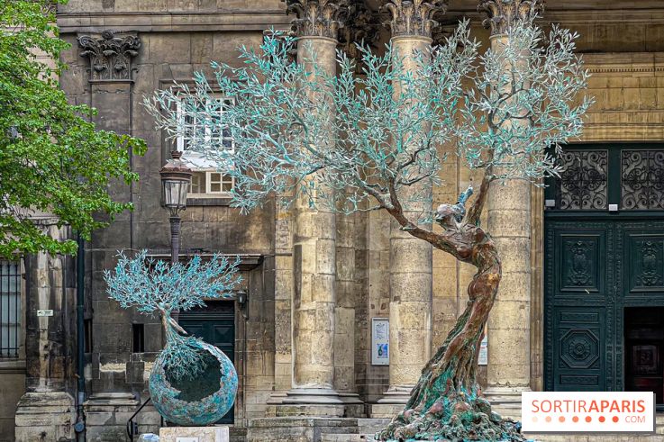 Exposition en plein air des œuvres monumentales d'Andrea Roggi, quartier Faubourg Saint-Honoré - image00031
