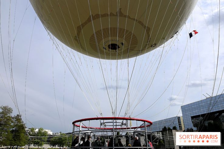Ballon de Paris au parc André-Citroën : nos photos du vol à bord de l'aéronef - Vol Ballon Generali 