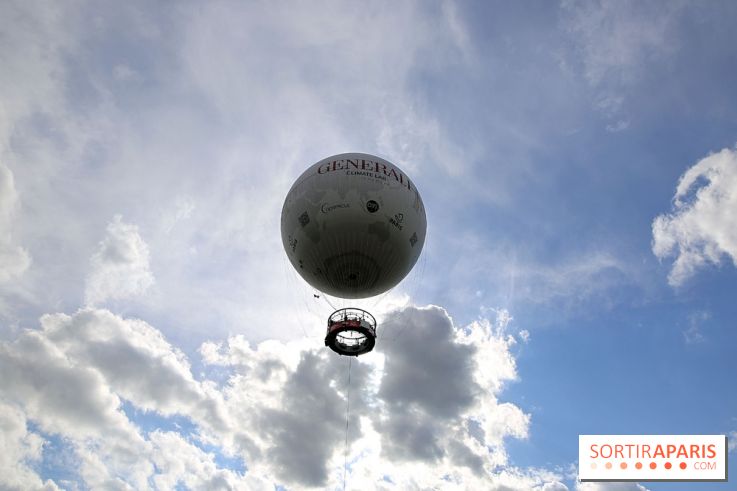 Ballon de Paris au parc André-Citroën : nos photos du vol à bord de l'aéronef - Vol Ballon Generali 