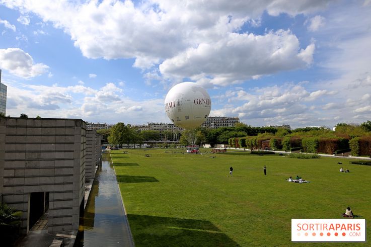 Ballon de Paris au parc André-Citroën : nos photos du vol à bord de l'aéronef - Vol Ballon Generali 