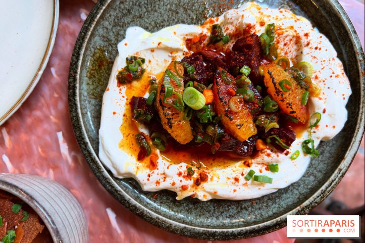 Mazmez - Labné betteraves et agrumes rôtis