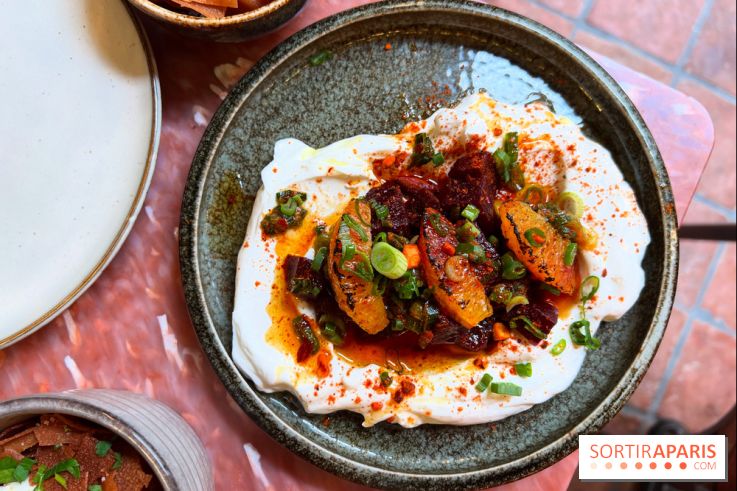 Mazmez - Labné betteraves et agrumes rôtis