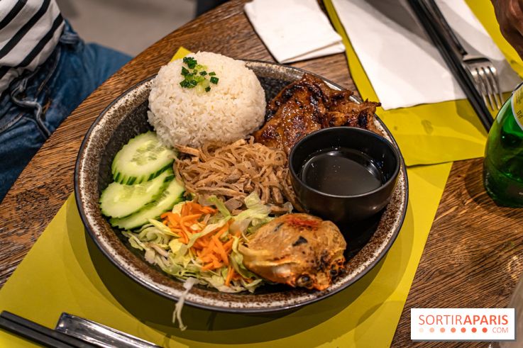 Comme au Vietnam, restaurant vietnamien Paris 13e - cơm thịt nướng chả cua bì