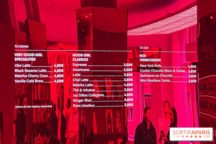 Good Girl Coffee Shop : le café-pop up experientiel du nouveau parfum de Carolina Herrera, à Paris