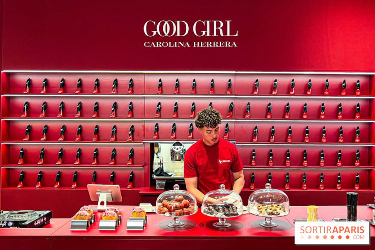 Good Girl Coffee Shop : le café-pop up experientiel du nouveau parfum de Carolina Herrera, à Paris