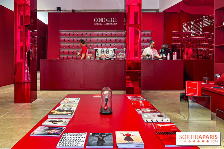 Good Girl Coffee Shop : le café-pop up experientiel du nouveau parfum de Carolina Herrera, à Paris