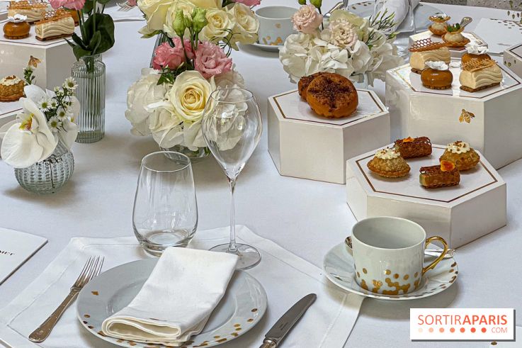 Tea Time griffé Chaumet au Peninsula Paris : le miel sublimé sous toutes ses formes par Anne Coruble - image00005
