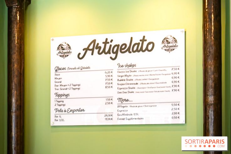 Artigelato, le nouveau glacier du 9e, près de l'Opéra