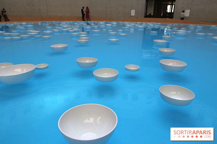 Clinamen, nos photos de l'une installation aquatique et musicale à la Bourse de Commerce - Clinamen Bourse de Commerce 9 fotor 2025060615218