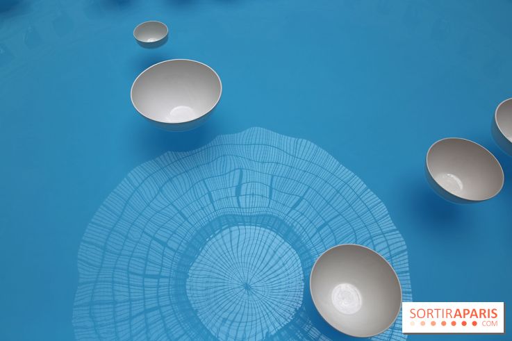 Clinamen, nos photos de l'une installation aquatique et musicale à la Bourse de Commerce - Clinamen Bourse de Commerce 16 fotor 2025060615933