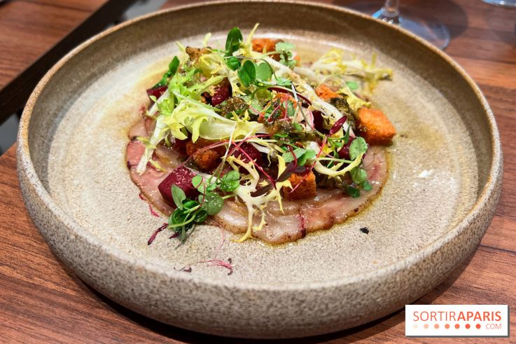 Table Penja - Carpaccio de tête de veau